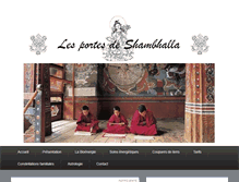 Tablet Screenshot of les-portes-de-shambhalla.com